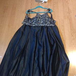 Navy Blue Prom Dress